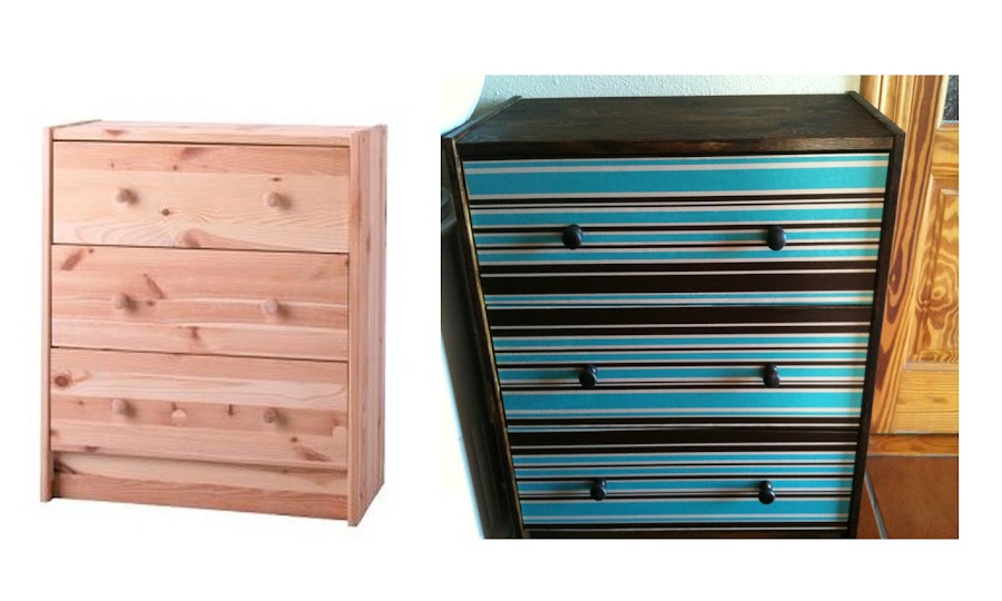 reciclar, redecorar y transformar cómoda rast de ikea en decoración