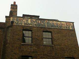 Ghost sign in Spitalfields, London E1