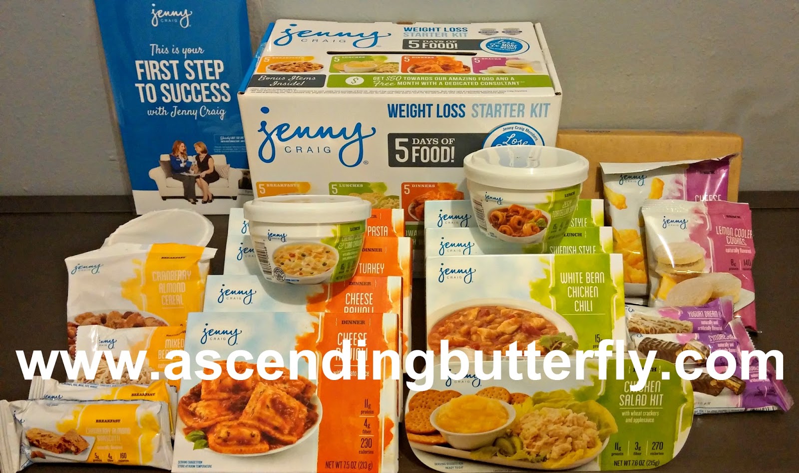 Ascending Butterfly JennyCraig 5 day weight loss starter kit