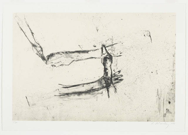 Susan Rothenberg etching Susan Rothenberg Untitled (geese)