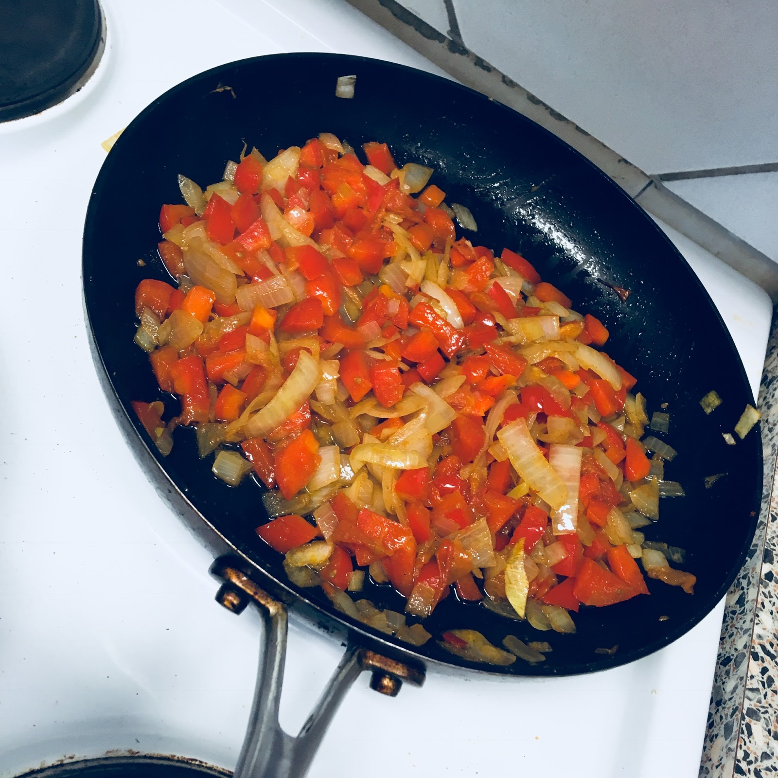 Tortillas med kylling og paprika!
