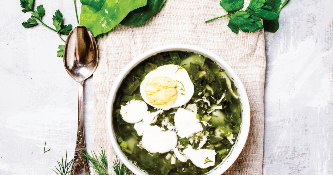 Get Healthy with Deanna Bone Broth Egg Drop Soup