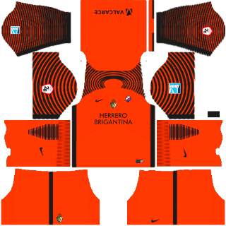SD Ponferradina Kits 2018-19 Nike FTS Y DLS