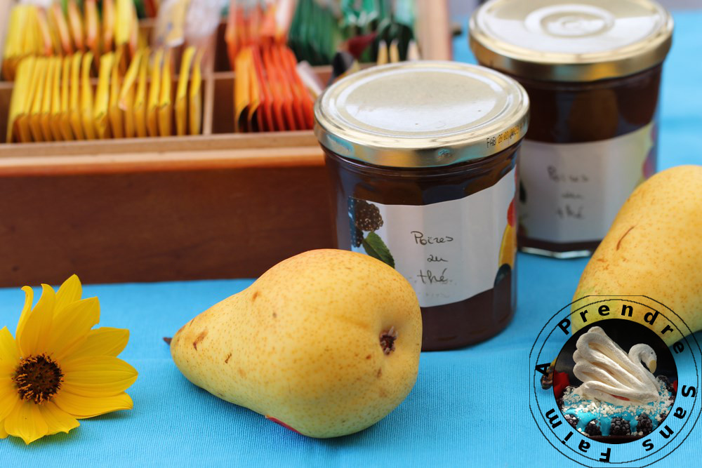 Confiture de poires au thé A Prendre Sans Faim