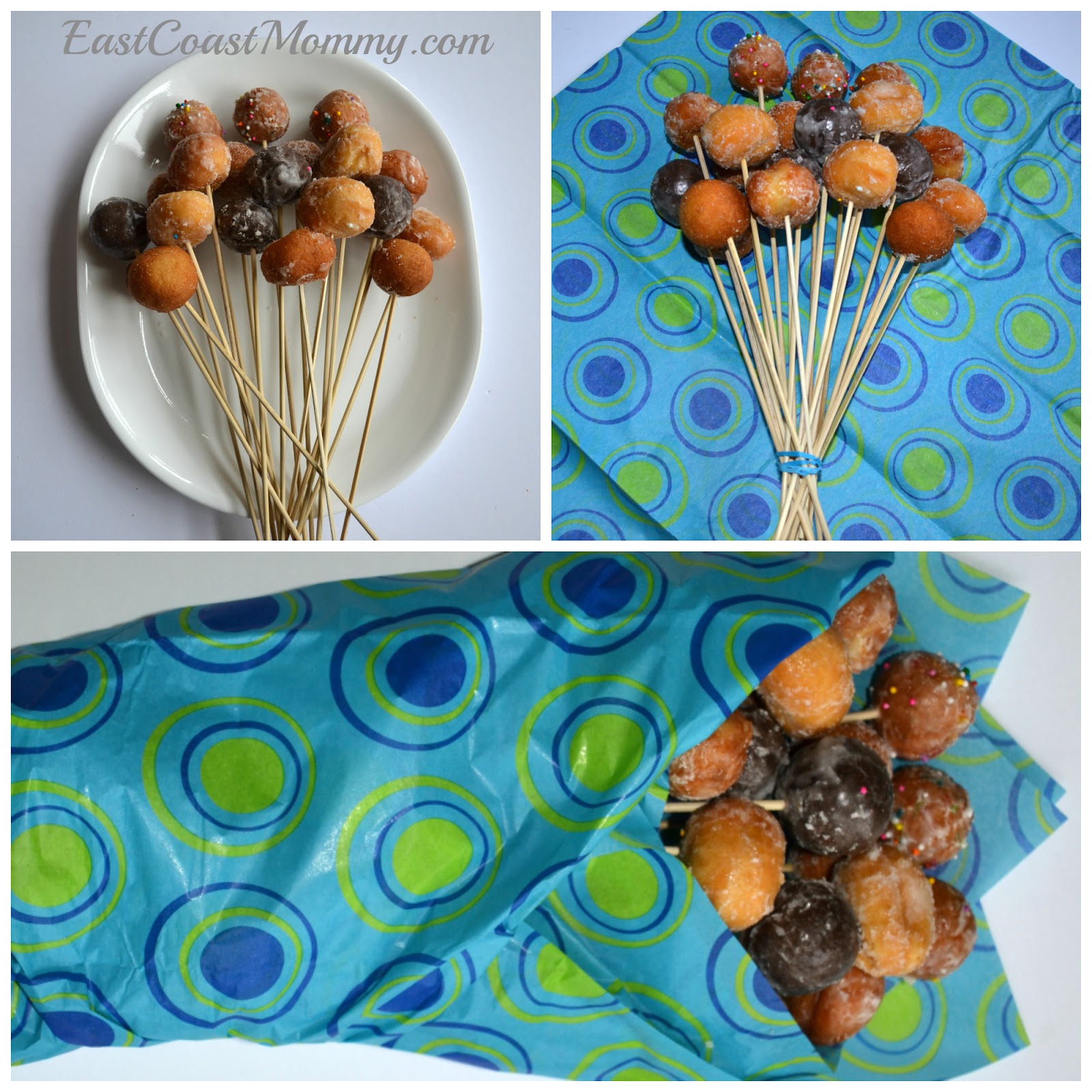 East Coast Mommy Father's Day DIY Donut Bouquet