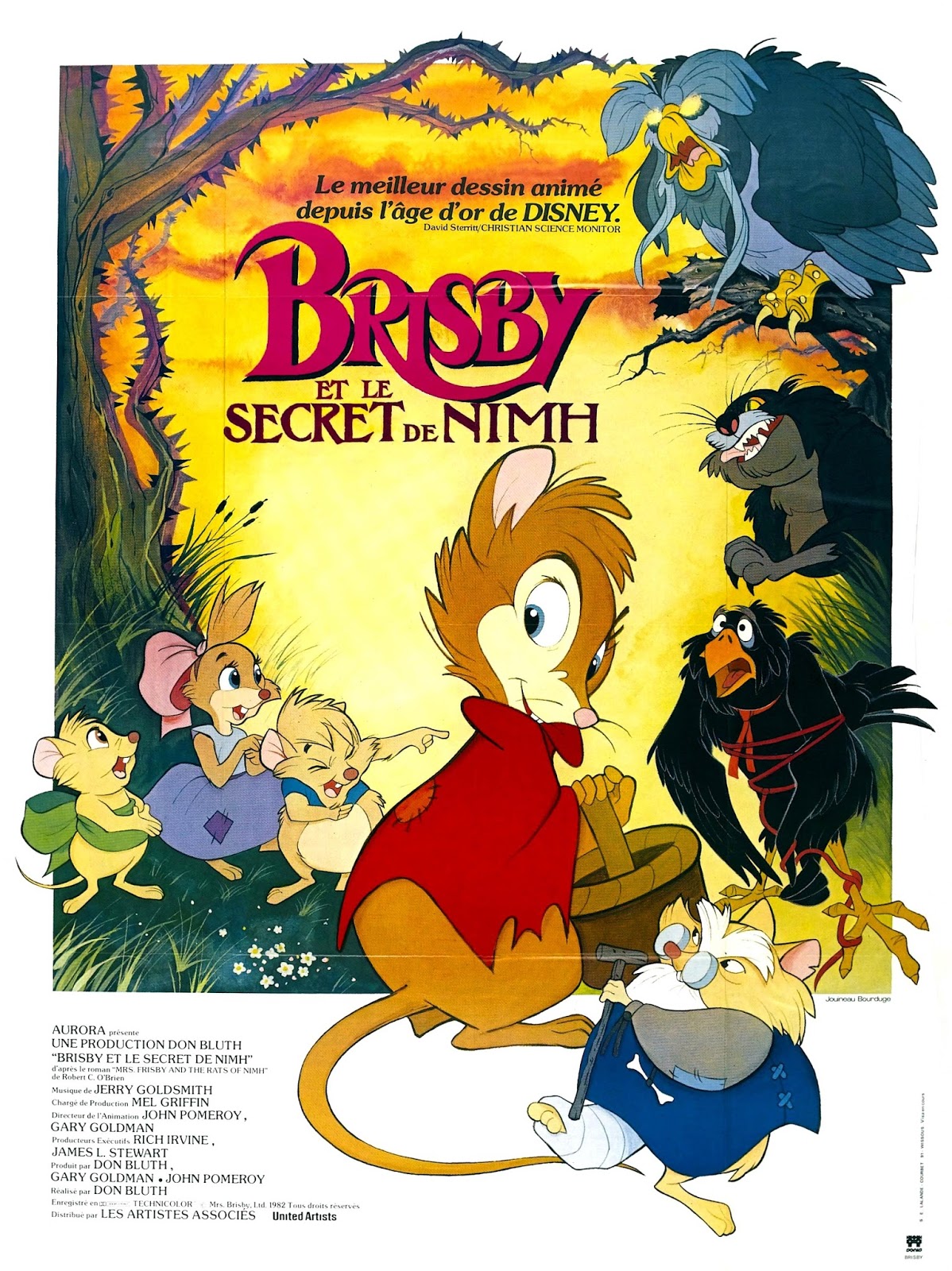 Brisby Et Le Secret De Nimh 2 Affiches - Photos d'exploitation - Bandes annonces: Brisby et le secret