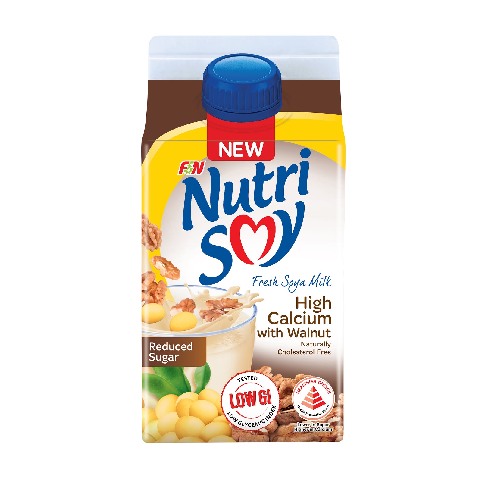 Double the Goodness with Soy & Walnuts A healthier you with the new F