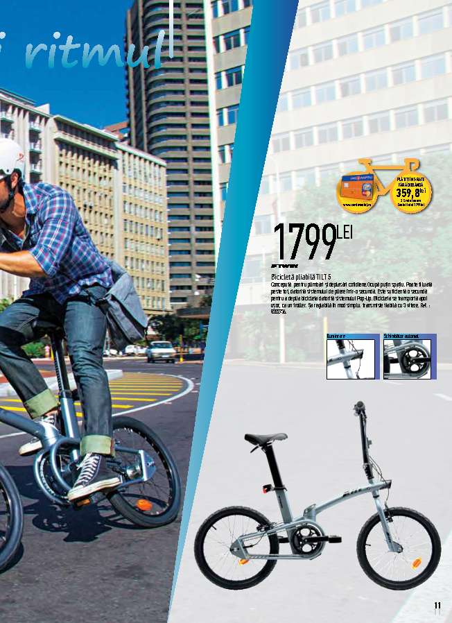 Catalog oferte si promotii Catalog biciclete Decathlon Iasi martie
