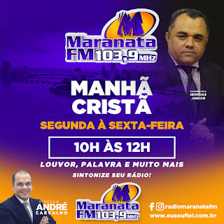 Banner Programa de Rádio Manhã Cristã Maranata