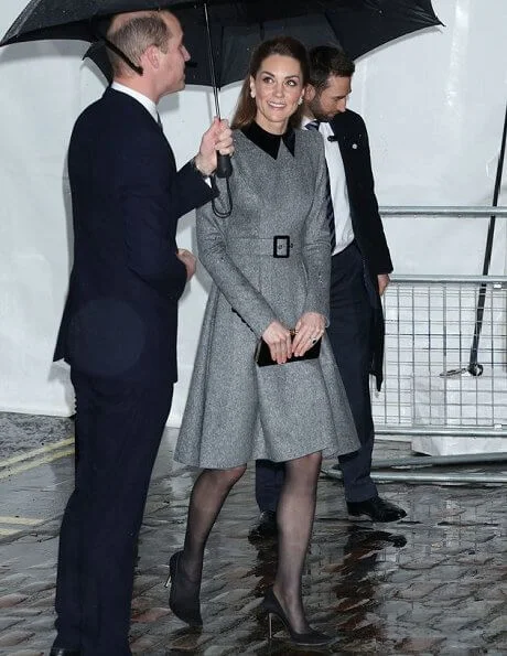 The Duchess wore a dress by Catherine Walker. Kate Middleton wore Catherine Walker dress for the UK's Holocaust Memorial Day Ceremony