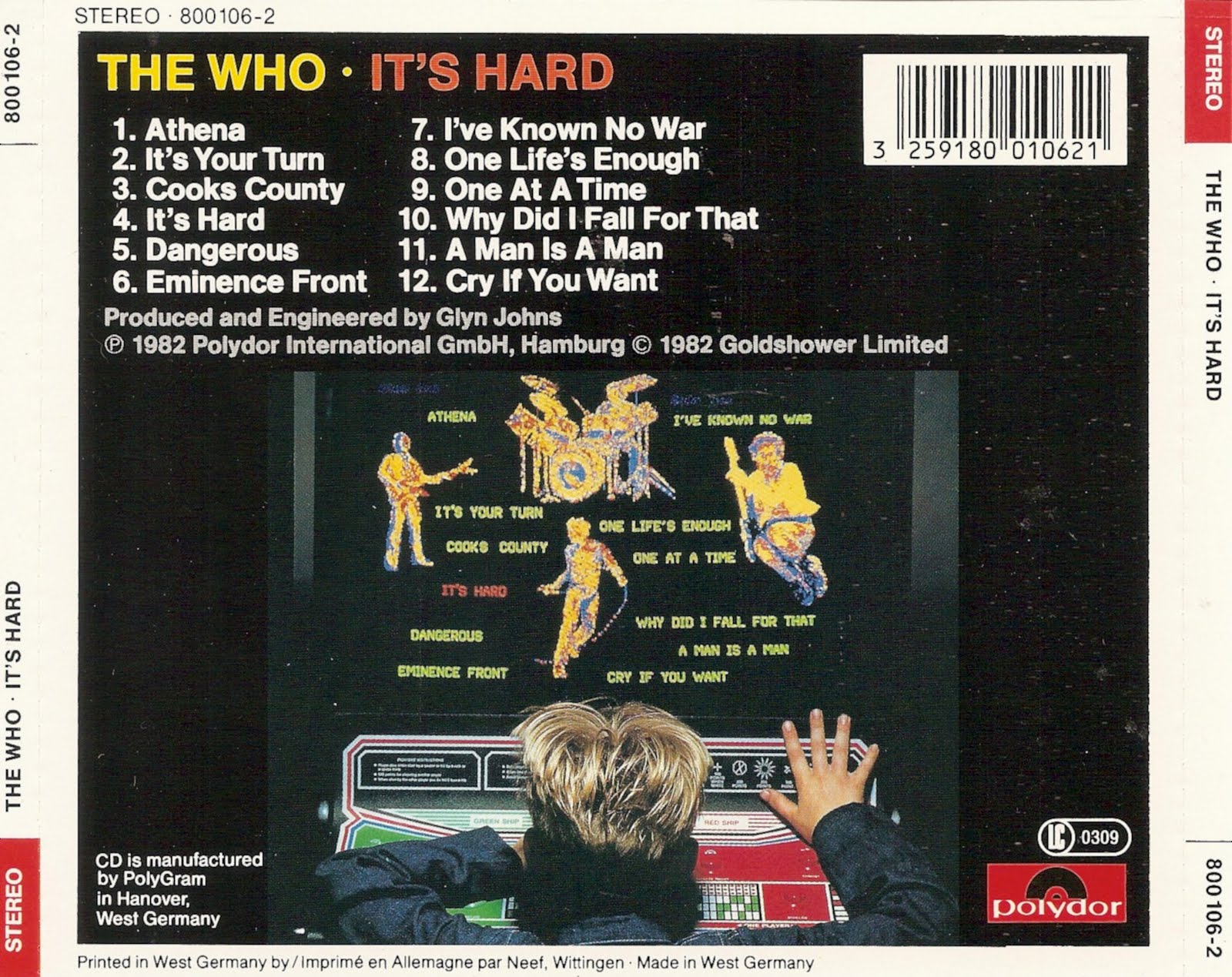 The Beginning After The End 146 Eng The First Pressing CD Collection: The Who - It's Hard