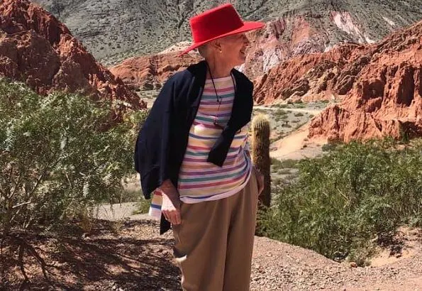 The Queen visited Purmamarca town, which is at the foot of The Hill of Seven Colors. Dr. Eduardo Casanova Archaeological Museum