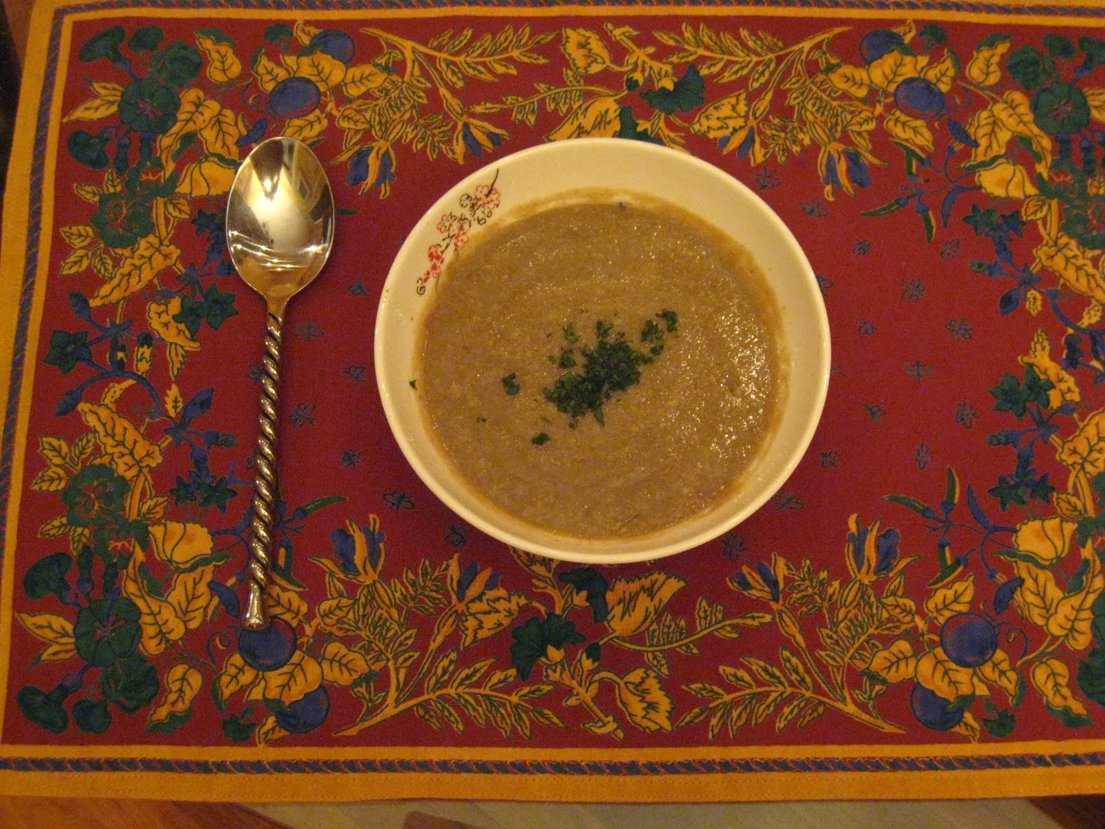 Paul's Recipe Page Mushroom & Sherry Soup