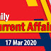 Kerala PSC Daily Malayalam Current Affairs 17 Mar 2020