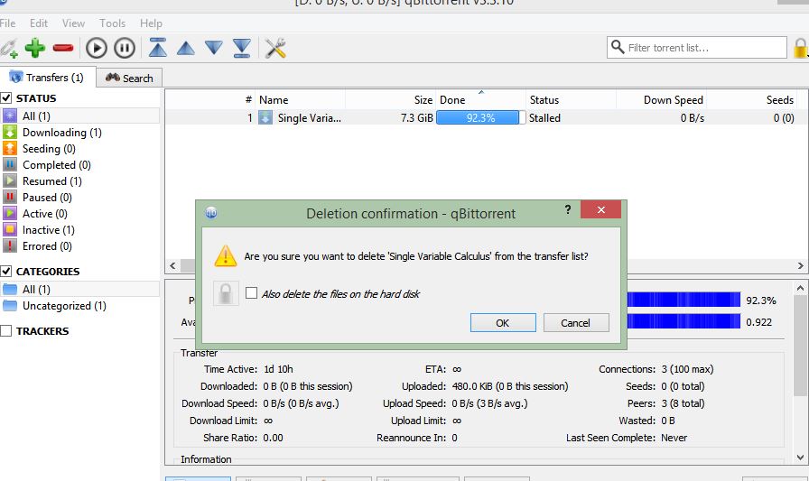 How To Recover Accidently Deleted Torrent in qBittorrent MindmyTech