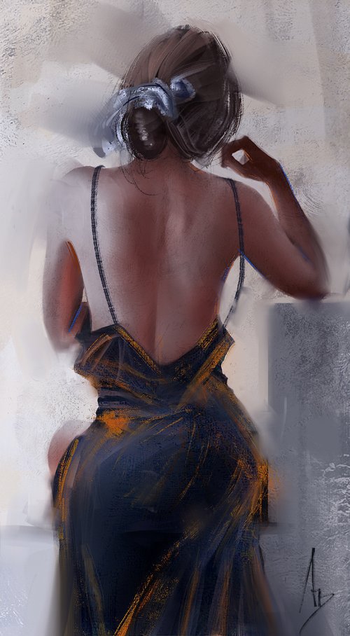 As ilustrações e pinturas digitais com lindas mulheres de Trung Bui Trung Bui artstation deviantart ilustrações mulheres orientais beleza sensualidade