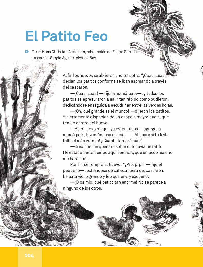 El Patito Feo - Español Lecturas 4to 2014-2015