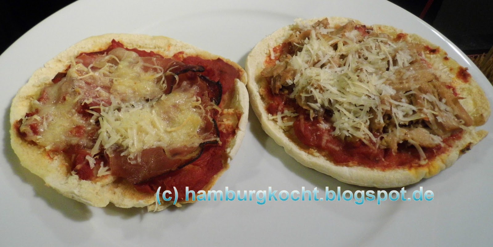 Hamburg kocht!: Auf den Tisch kommt, was weg muss: Fladenbrot-Pizza Hamburg kocht!: Auf den Tisch kommt, was weg muss: Fladenbrot-Pizza