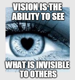 Vision is the ability to see
