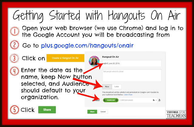 Have you discovered Google Hangouts? Well, in this post, you can learn how Google Hangouts on Air is being used in one of our school and how it's worked.