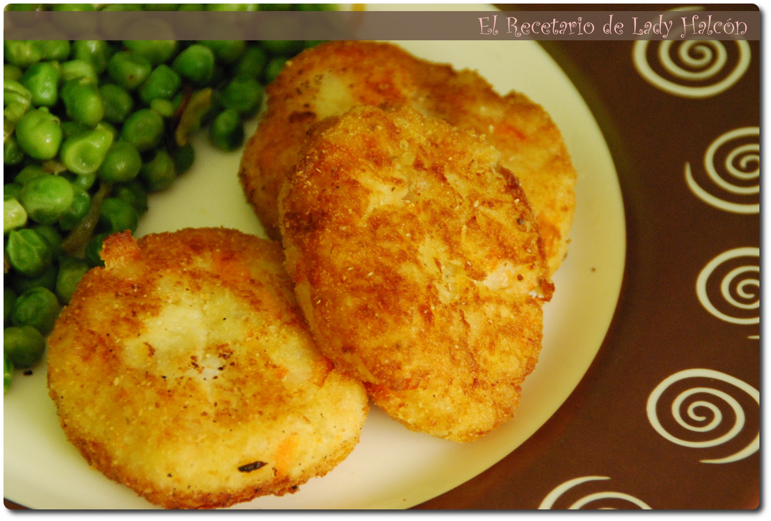 Fish cake o pastelitos de pescado CWK El Recetario de Lady Halcon