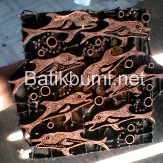 Canting batik motif ikan lumba