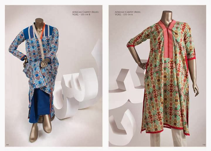 Tech Craft: J. Lawn Collection 2014 By Junaid Jamshed