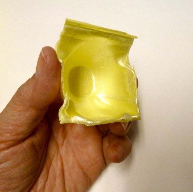 Make it easy crafts Recycled egg carton shrinkit cross necklace