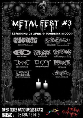 pict- Metal Fest #3 @ Semarang (Need More Band)