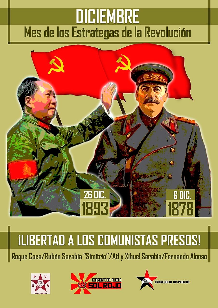 Con Stalin y Mao... ¡Hacia la toma del poder!