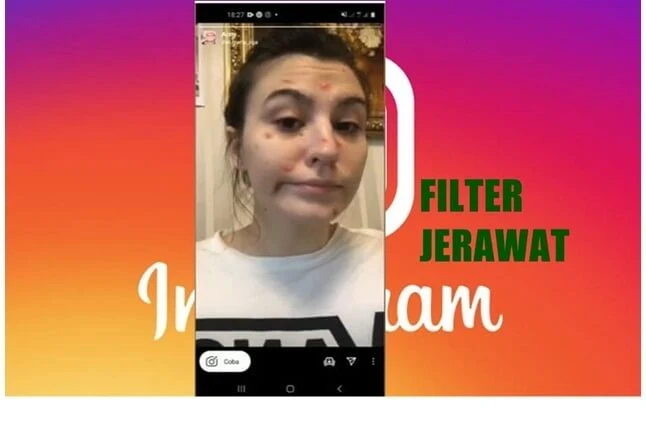 nama filter jerawat instagram