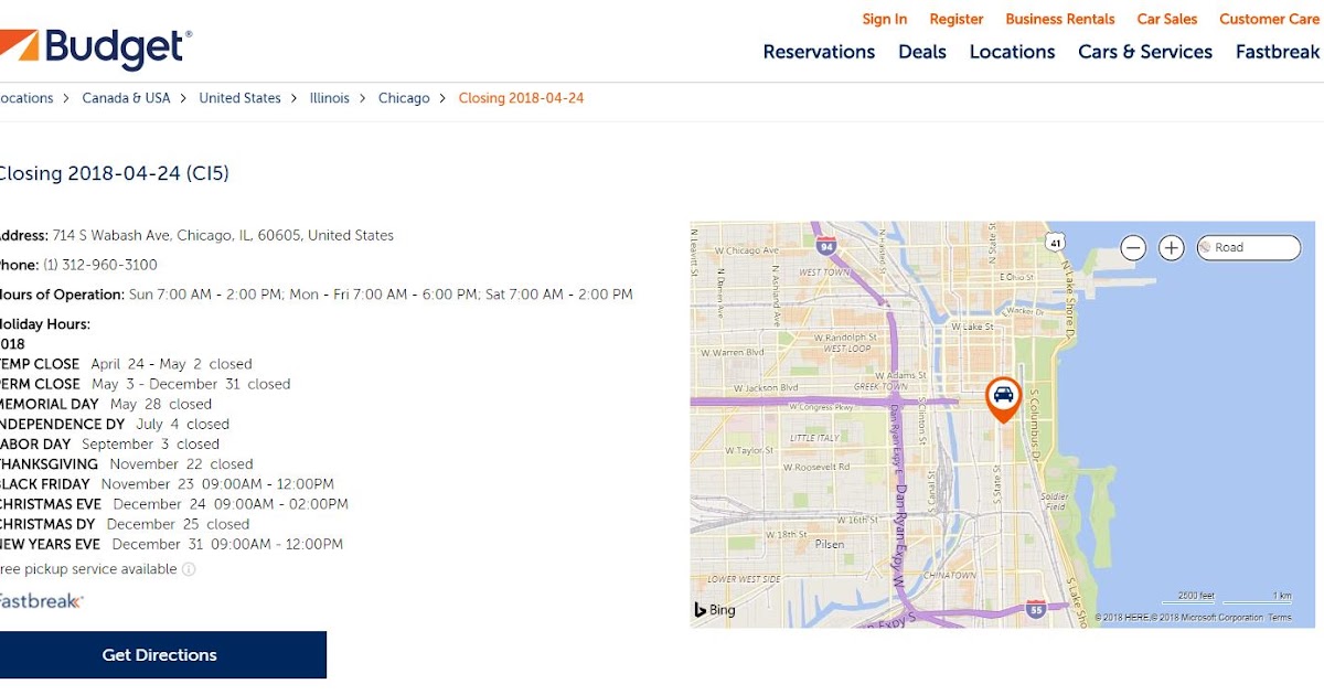 Sloopin A South Loop Blog Budget Car Rental Closing at 714 S. Wabash