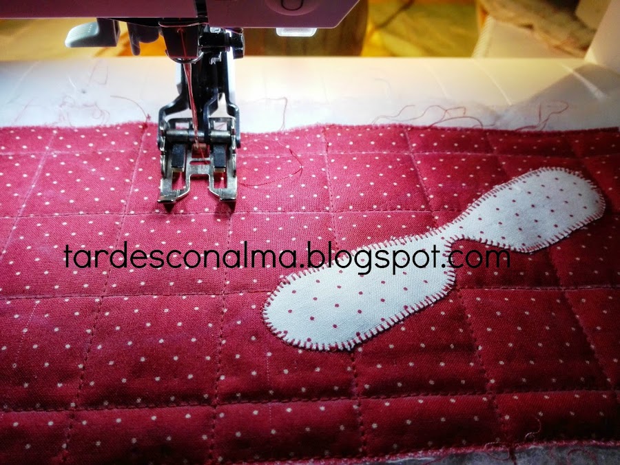 Acolchado y aplicación