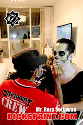 face painting zombie jakarta
