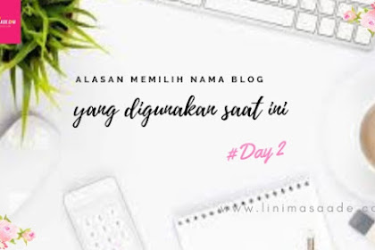Alasan Memilih Nama Blog Linimasaade.com | Day 3