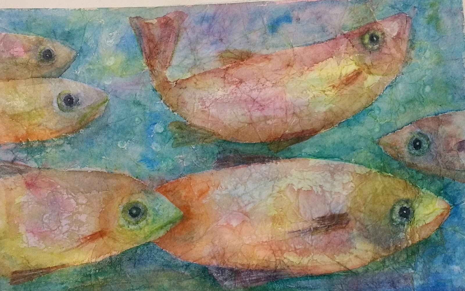 Chris Campbell Watercolors More example of gesso board