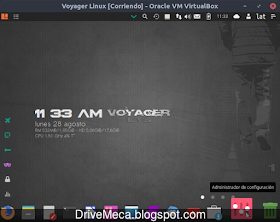 Ingresamos al Administrador de configuracion en Voyager