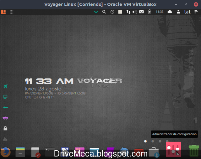 Ingresamos al Administrador de configuracion en Voyager Ingresamos al Administrador de configuracion en Voyager