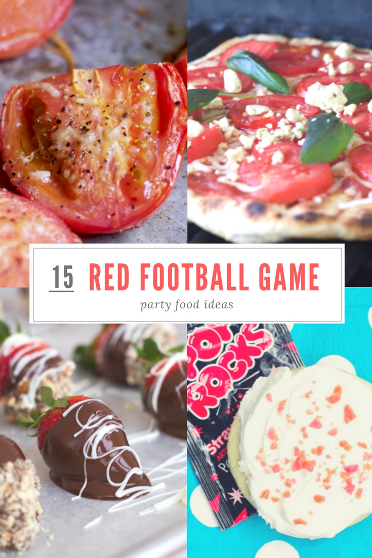 do it yourself divas 15 Red Football Game Party Food Ideas
