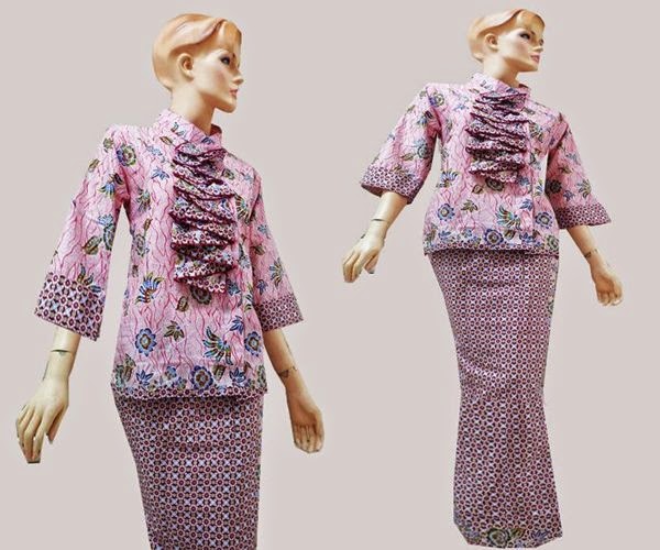  Model  Baju  Batik  Terbaru  Pramugari  Dasi Call Order Foto  