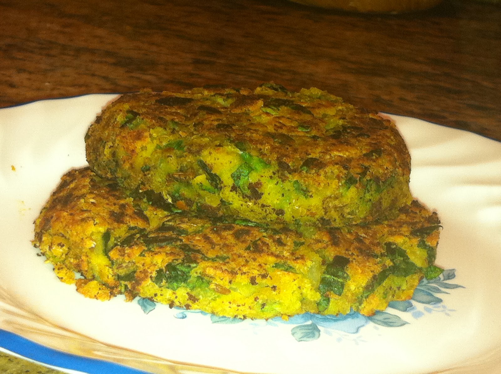 GarbanzoSpinach Patties