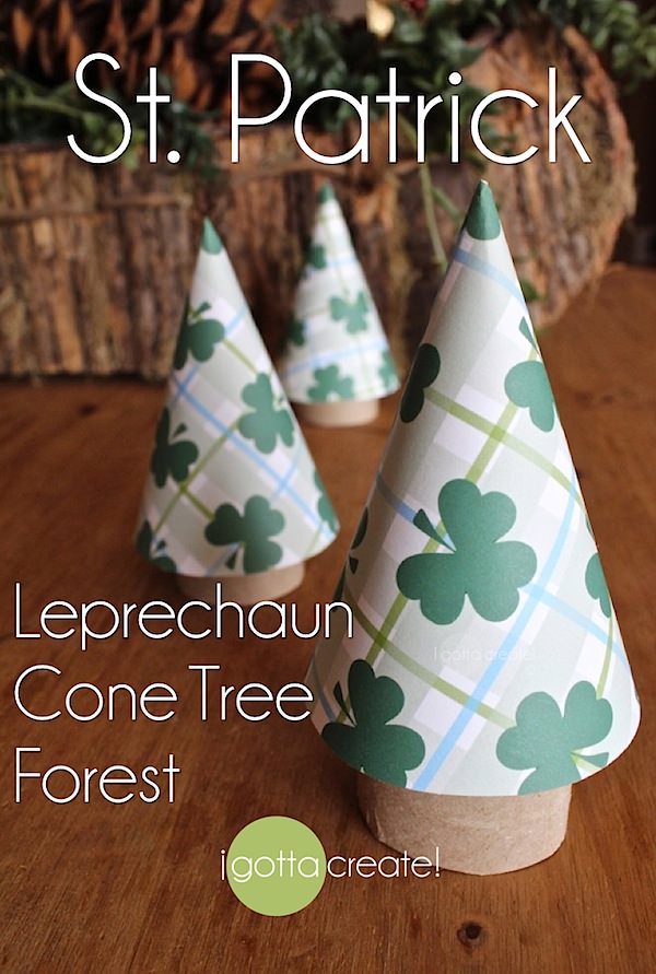 Make your own wee little #leprechaun forest for St. Patricks Day with this fun and easy tutorial from I Gotta Create! Make your own wee little #leprechaun forest for St. Patricks Day with this fun and easy tutorial from I Gotta Create!