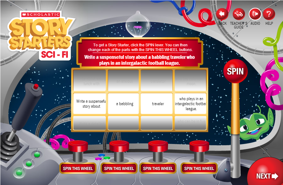 Story Starter Scrambler Scholastic | Reviewmotors.co