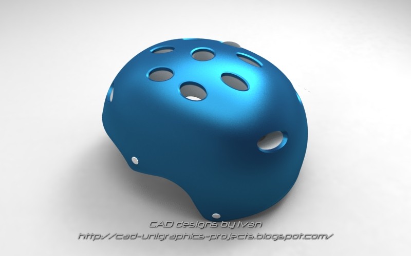 CAD designs by Ivan Skate helmet (free CAD download file)