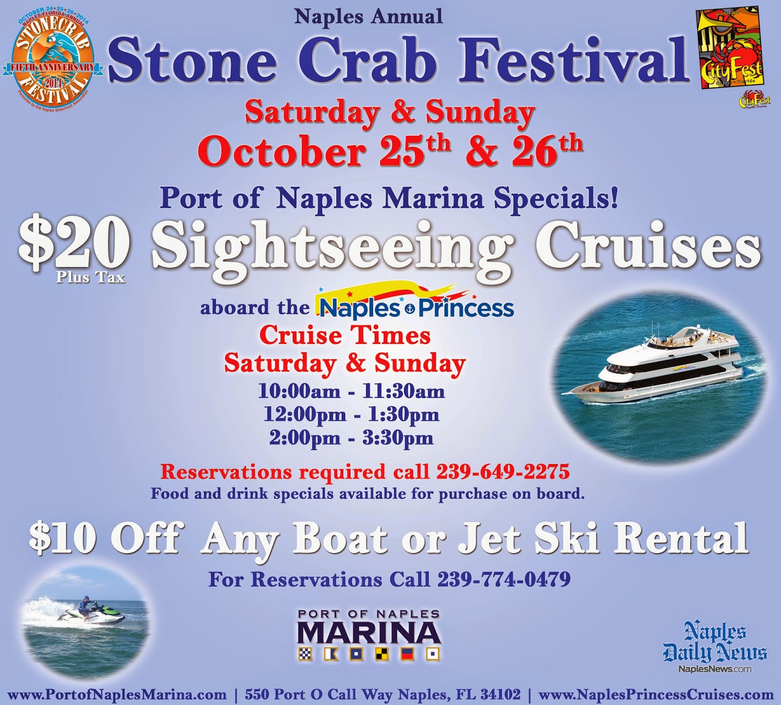 Naples Princess Cruises 5th Annual Stone Crab Festival