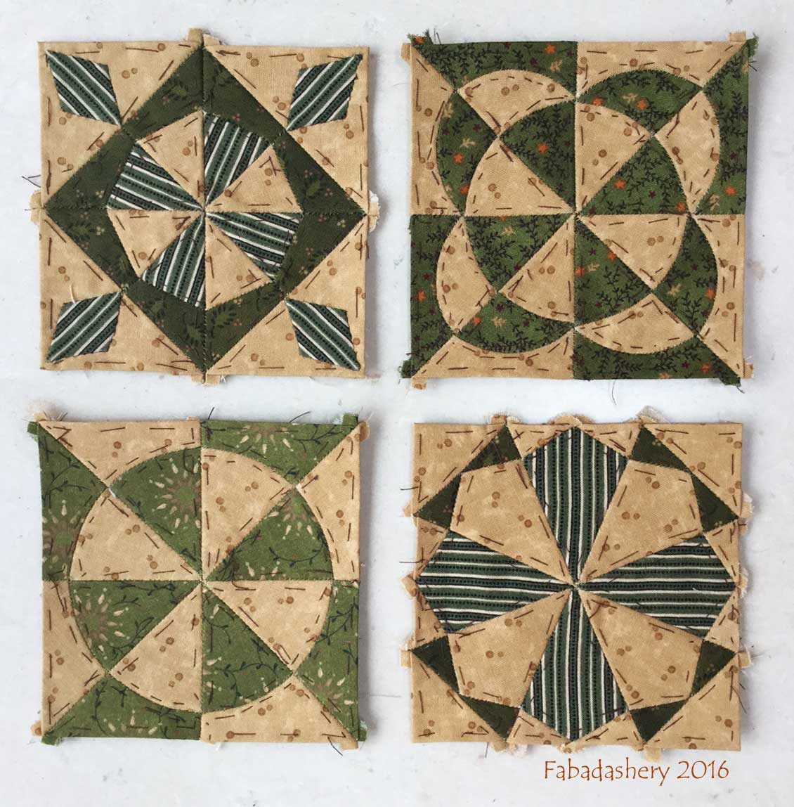 Fabadashery Dear Jane Quilt Draw 42 B13, E3, E7, K1