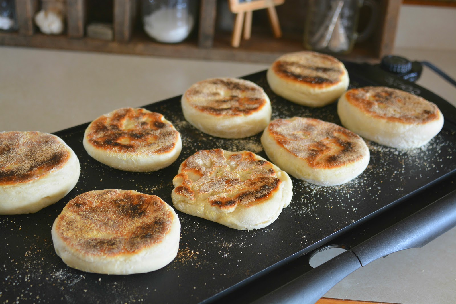 Little House on the Dairy: sourdough english muffins