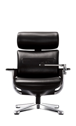 Nuvem Recliner In Black Leather Nuvem Recliner In Black Leather