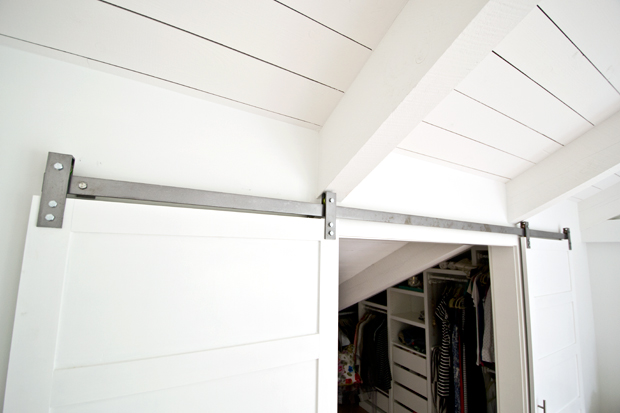sarah m. dorsey designs: DIY Barn Closet Doors Complete