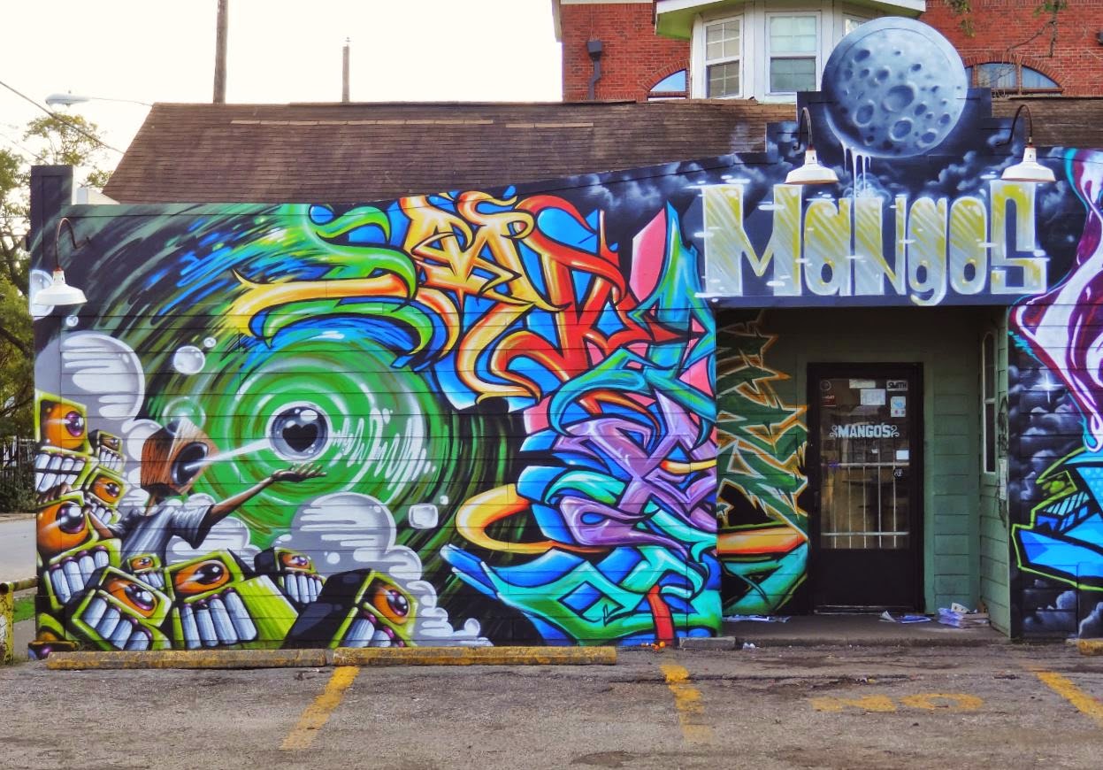 Houston in Pics Muralism Houstonstyle Art walls in Downtown, Midtow